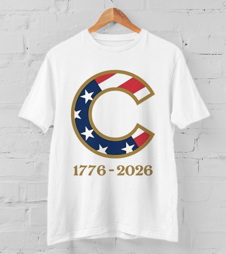 Chicago Cubs 1776 2026 Stars Stripes Fourth Of July MLB Anniversary T-Shirt