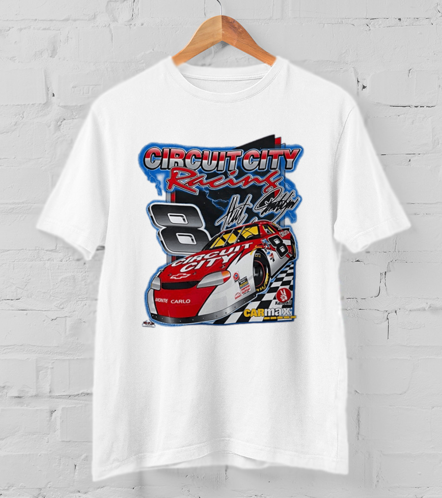 Circuit City Racing Monte Carlo 8 Chevrolet Carmax Kendall NASCAR T-Shirt