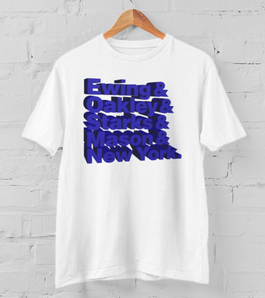 Ewing Oakley Starks Mason New York Knicks Legends T-Shirt