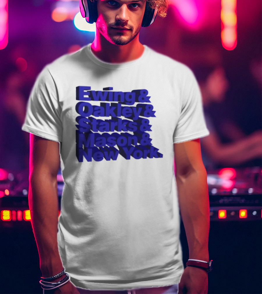 Ewing Oakley Starks Mason New York Knicks Legends T-Shirt