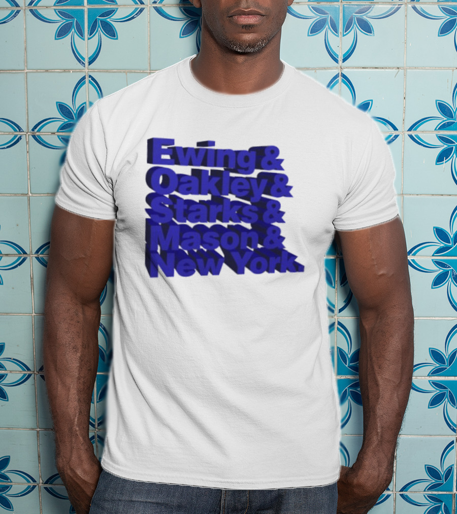 Ewing Oakley Starks Mason New York Knicks Legends T-Shirt
