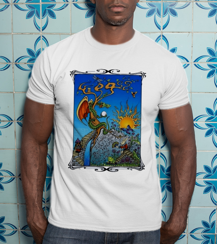 Goose July 2026 Boston Dragon Fantasy Art Leader Bank Pavilion T-Shirt