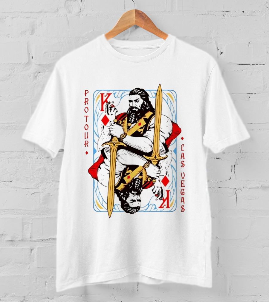 Pro Tour Las Vegas 2026 King Of Diamonds Playing Card T-Shirt