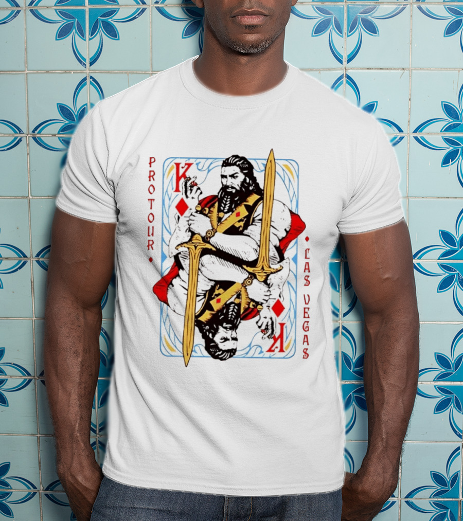 Pro Tour Las Vegas 2026 King Of Diamonds Playing Card T-Shirt