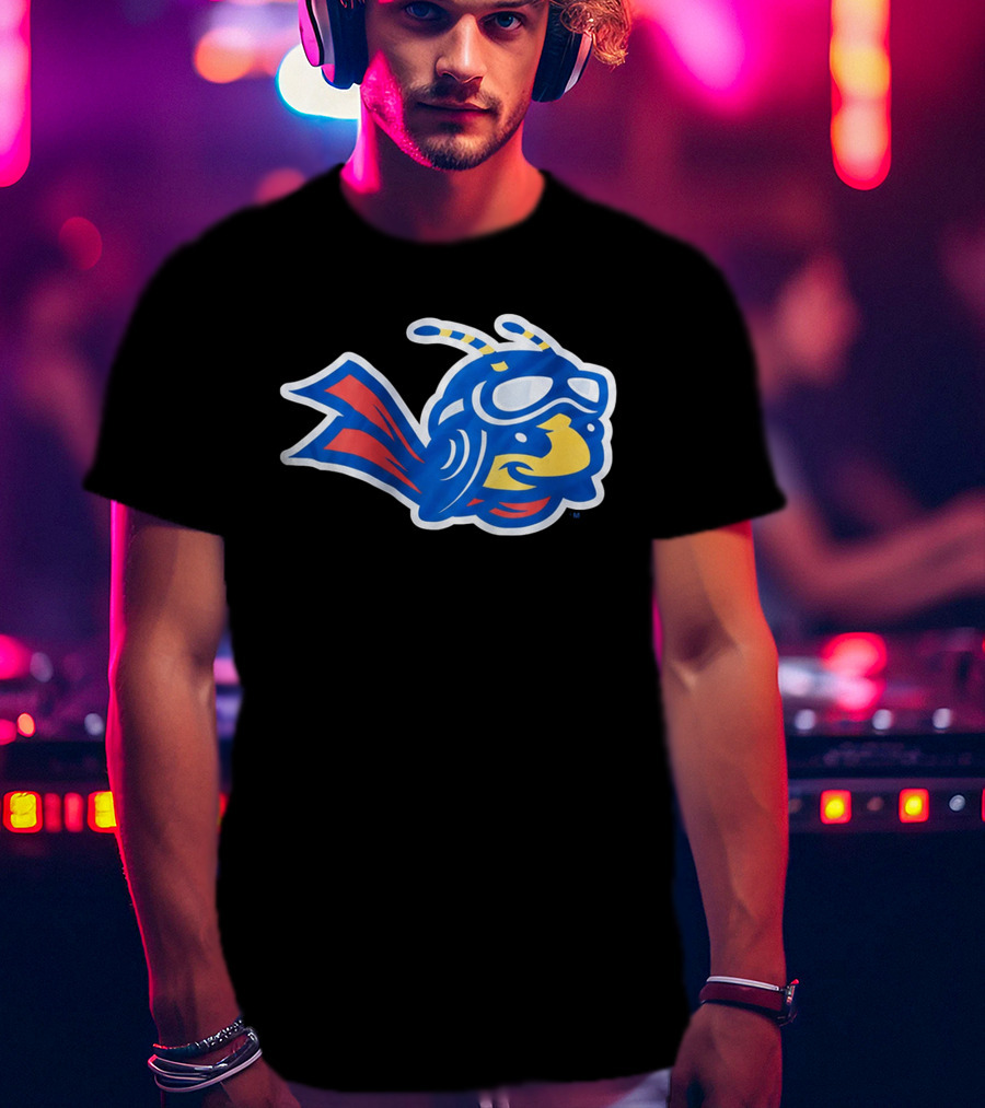 2026 Ontario Tower Buzzers Hockey Jersey Giveaway Buzzing Bee Icon With Aviator Hat And Cape T-Shirt