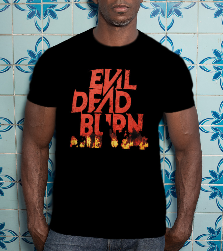 2026 Souheila Yacoub Evil Dead Burn Movie Fire Letters T-Shirt
