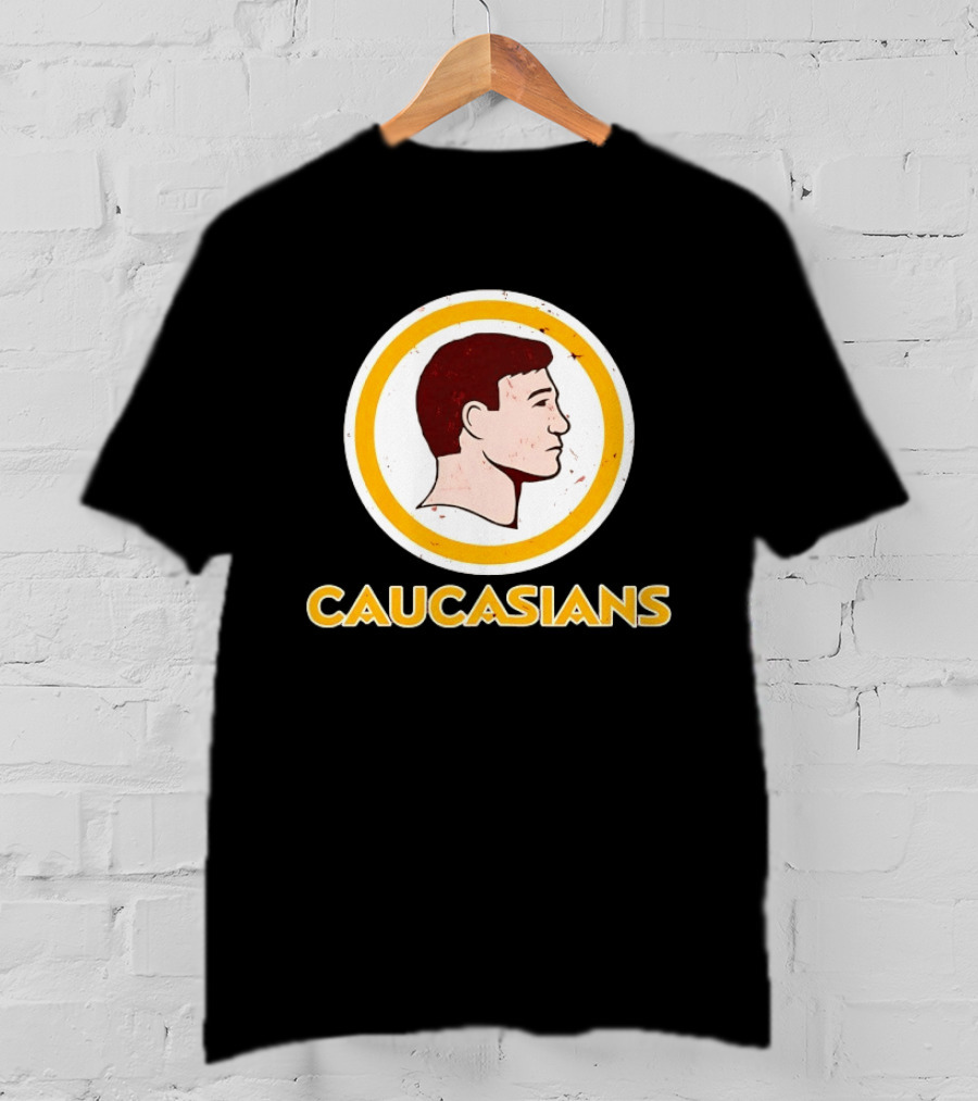 Caucasians Satire Humor Sports Team T-Shirt