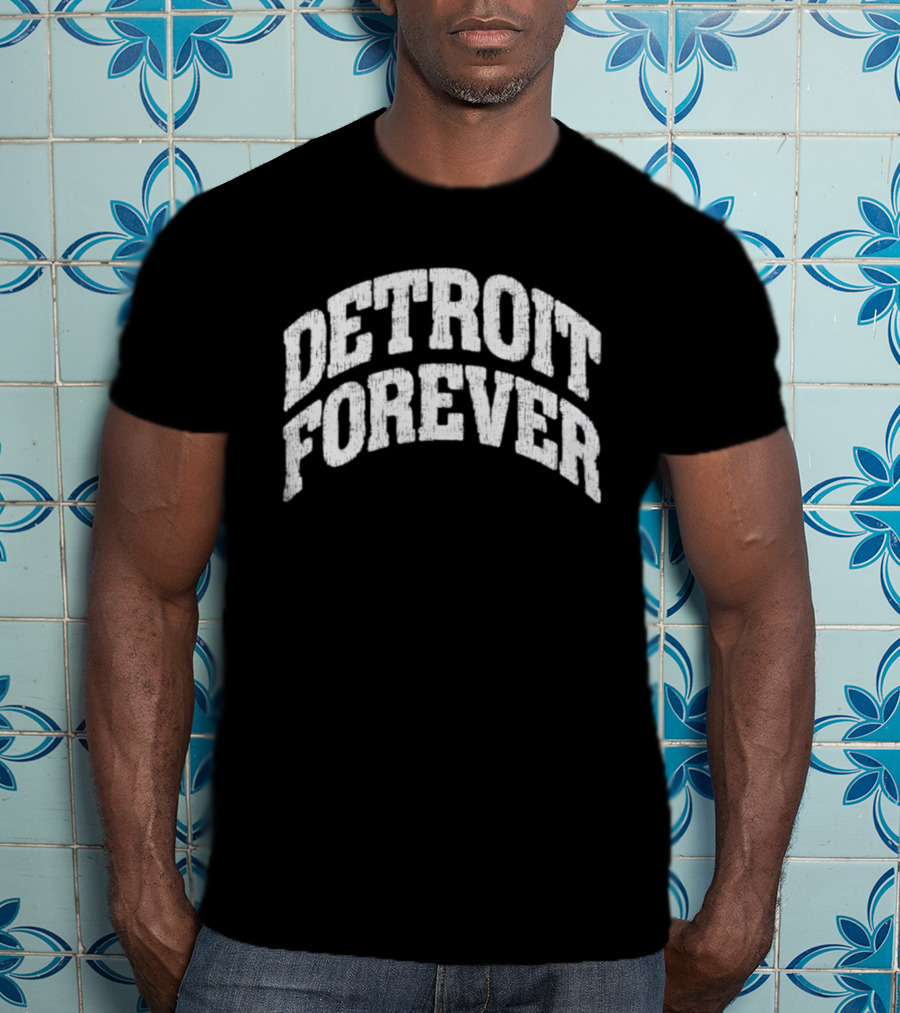 Detroit Forever 2026 Vintage Style Arch T-Shirt