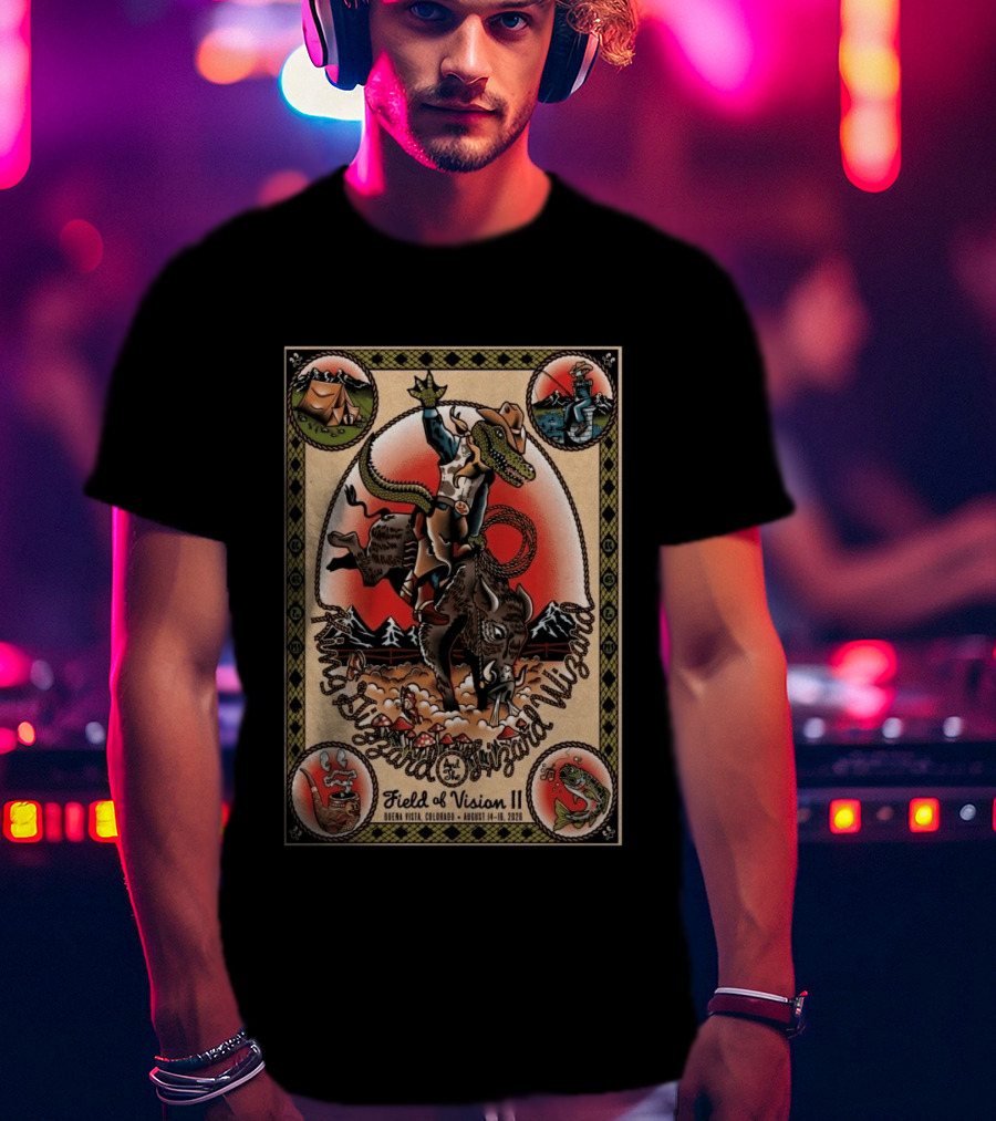 King Gizzard And The Lizard Wizard Field Of Vision II Buena Vista Colorado August 14 16 2026 T-Shirt