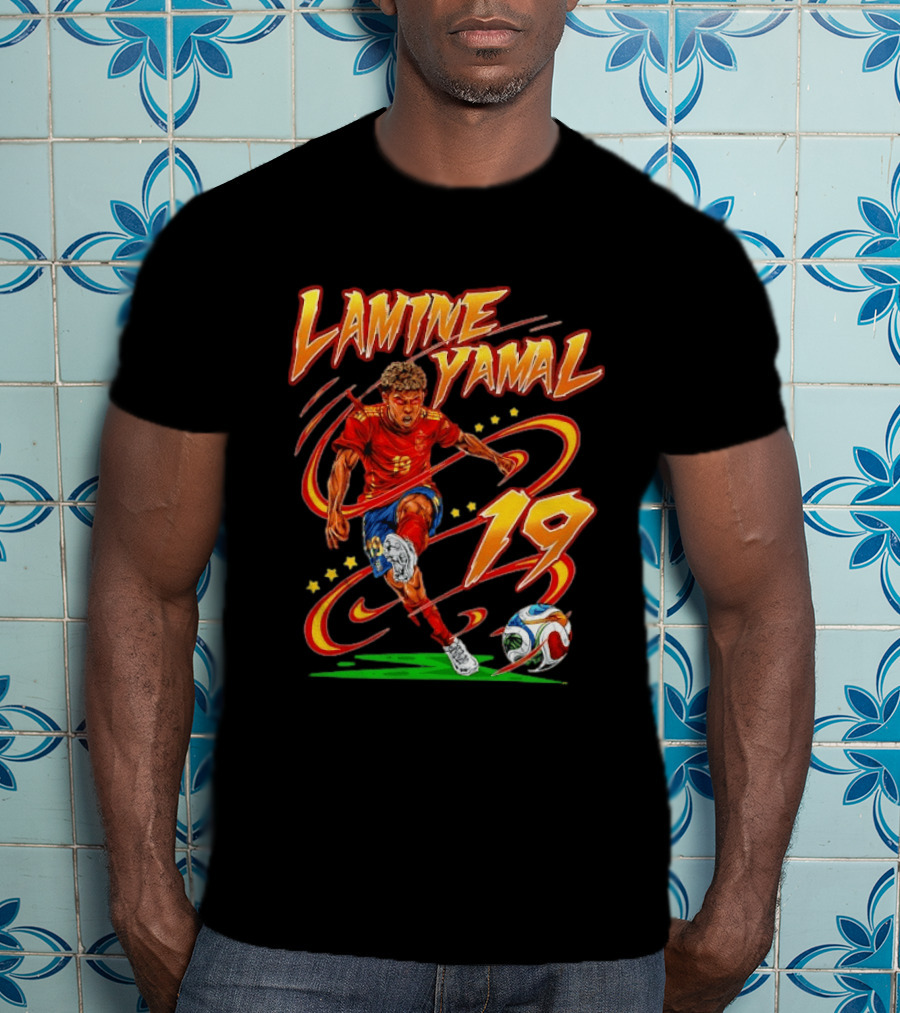 Lamine Yamal Spain National Football Team 19 Soccer Star T-Shirt