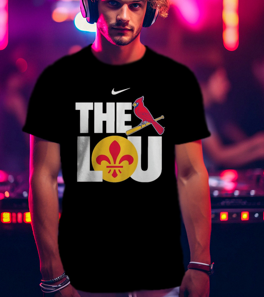 Nike St. Louis Cardinals The Lou Fleur De Lis Classic Baseball Fan Gear T-Shirt