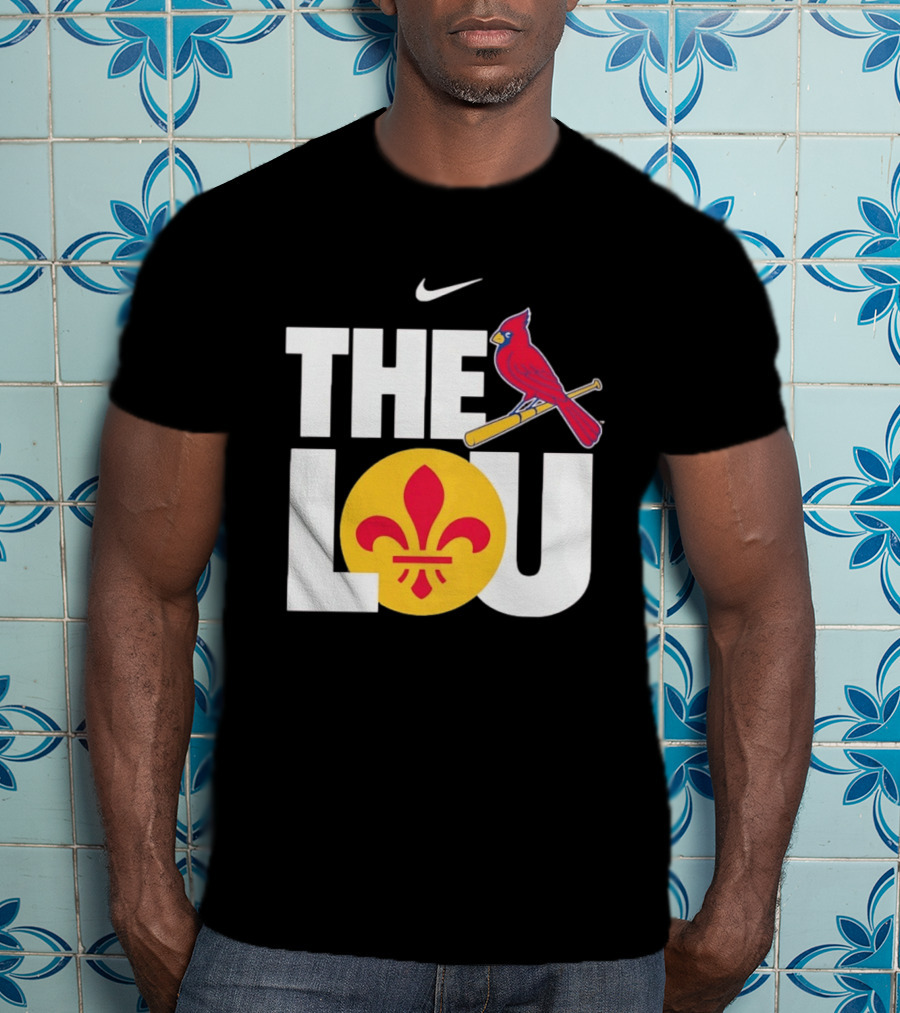 Nike St. Louis Cardinals The Lou Fleur De Lis Classic Baseball Fan Gear T-Shirt