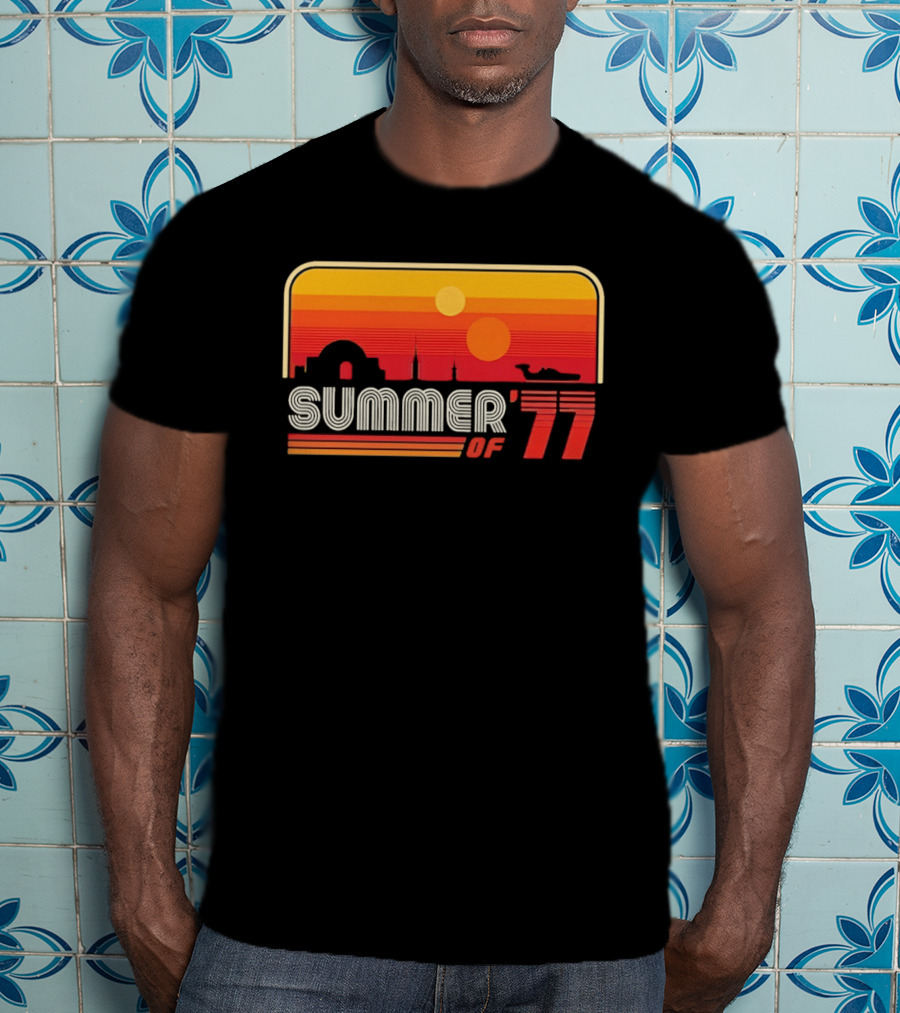 Summer Of '77 Retro Sunset Vibes T-Shirt