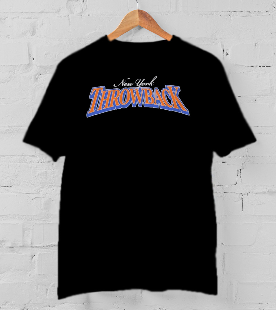 New York Knicks Throwback New York Or Nowhere Classic NBA T-Shirt
