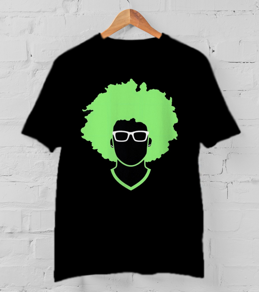 Olivia Miles Neon Afro Glasses Outline Minnesota Lynx T-Shirt