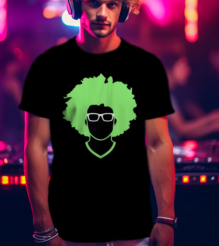 Olivia Miles Neon Afro Glasses Outline Minnesota Lynx T-Shirt