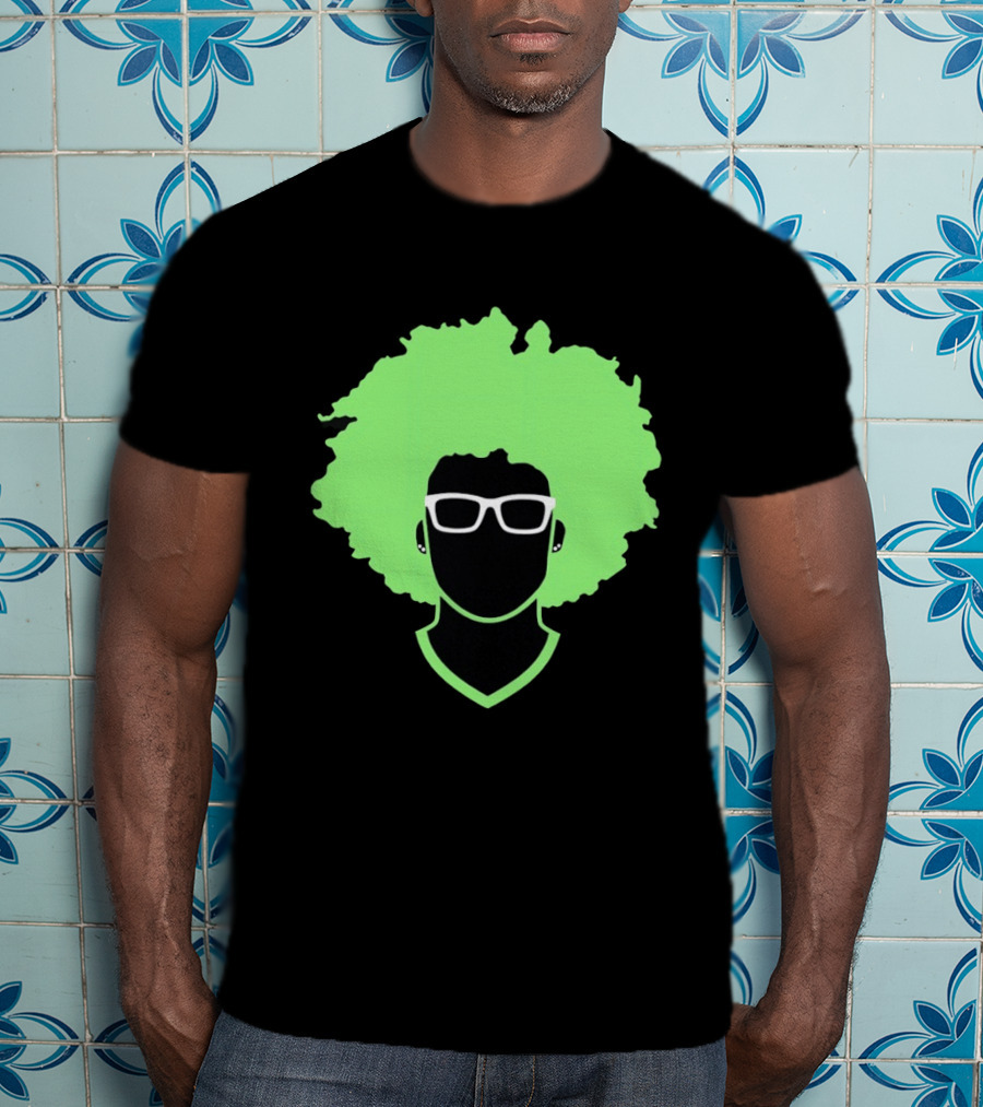 Olivia Miles Neon Afro Glasses Outline Minnesota Lynx T-Shirt