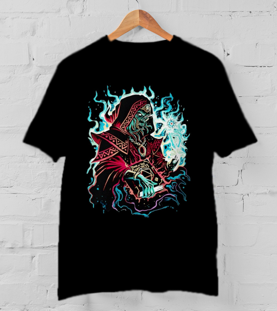 The Arch Lich Archlich Book Of Darkness Magic Dungeons And Dragons T-Shirt