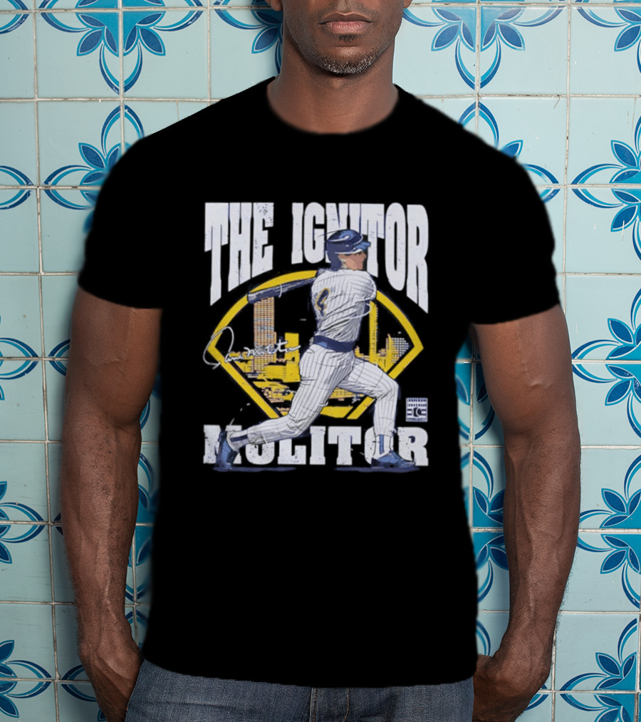 Paul Molitor The Ignitor Milwaukee Brewers HOF Baseball Legend T-Shirt