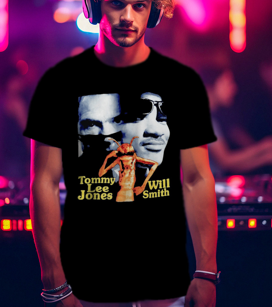 Tommy Lee Jones Will Smith Alien Men In Black T-Shirt