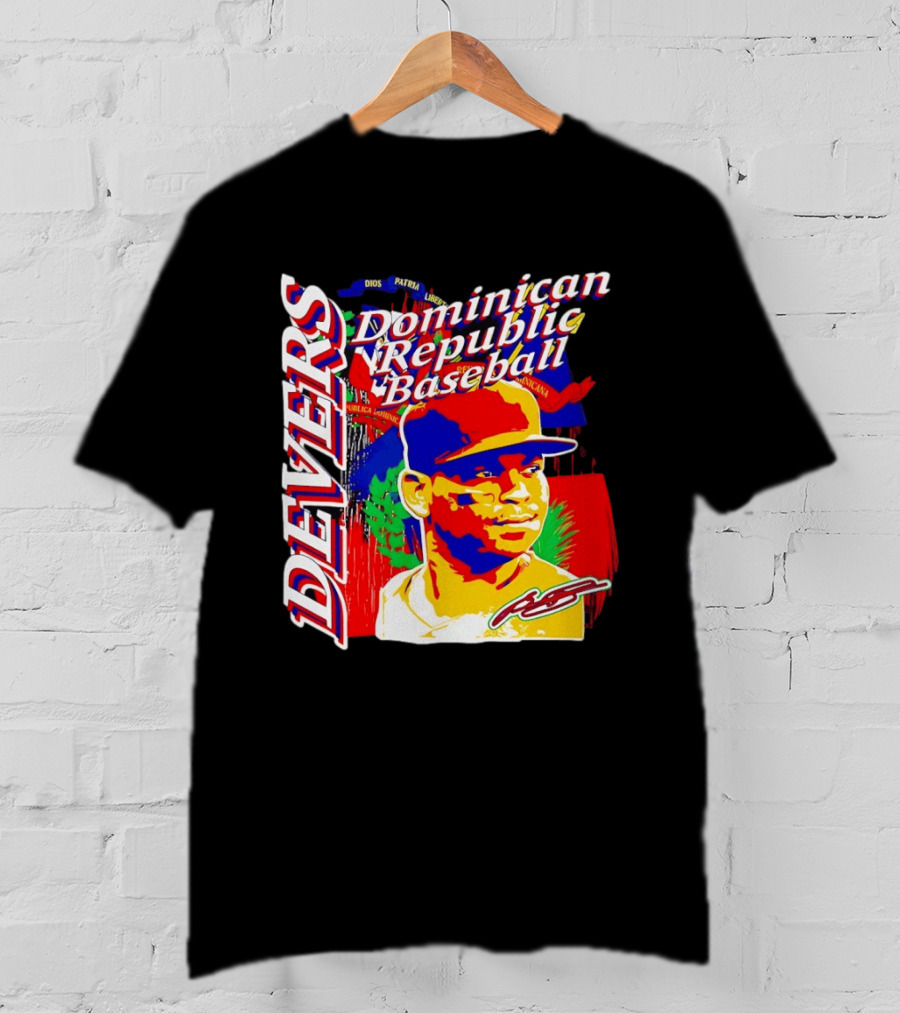 Rafael Devers Dominican Republic Baseball Boston Red Sox T-Shirt