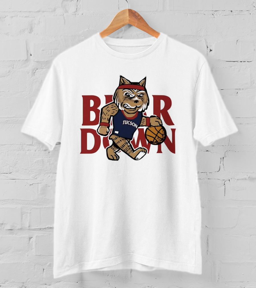 Bear Down Tucson Wildcats Basketball T-Shirt