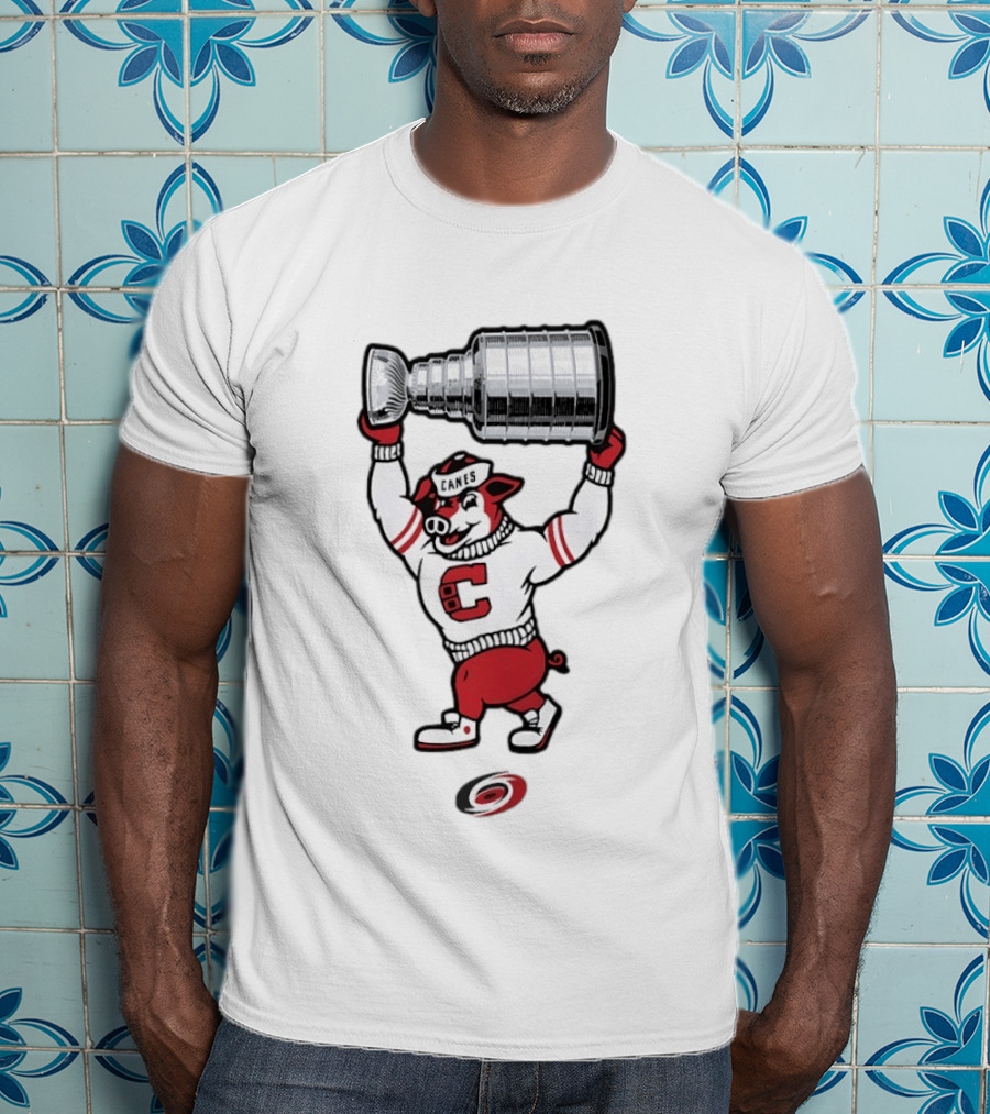 Carolina Hurricanes Stormy Canes Stanley Cup Victory T-Shirt