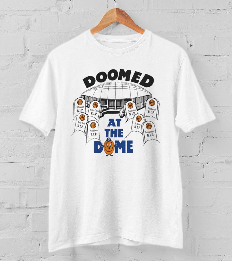 Doomed At The Dome Basketball Arena With Tombstones RIP T-Shirt
