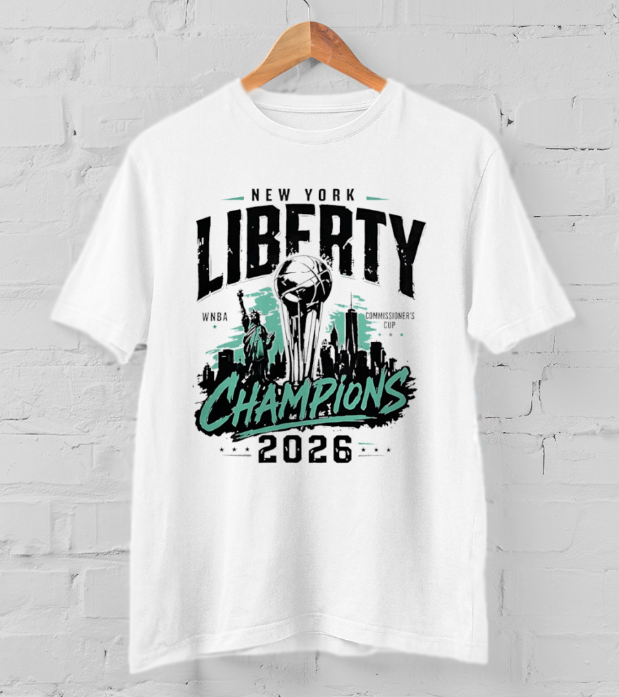 New York Liberty WNBA Champions 2026 T-Shirt