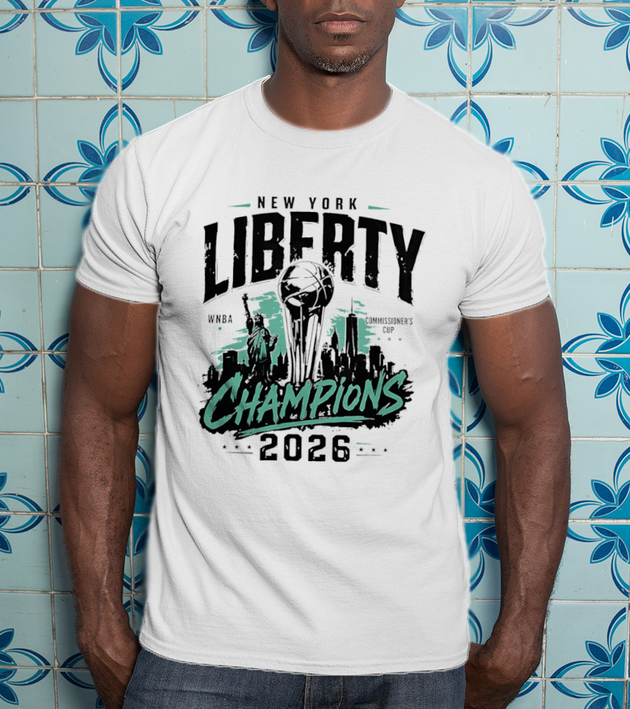 New York Liberty WNBA Champions 2026 T-Shirt