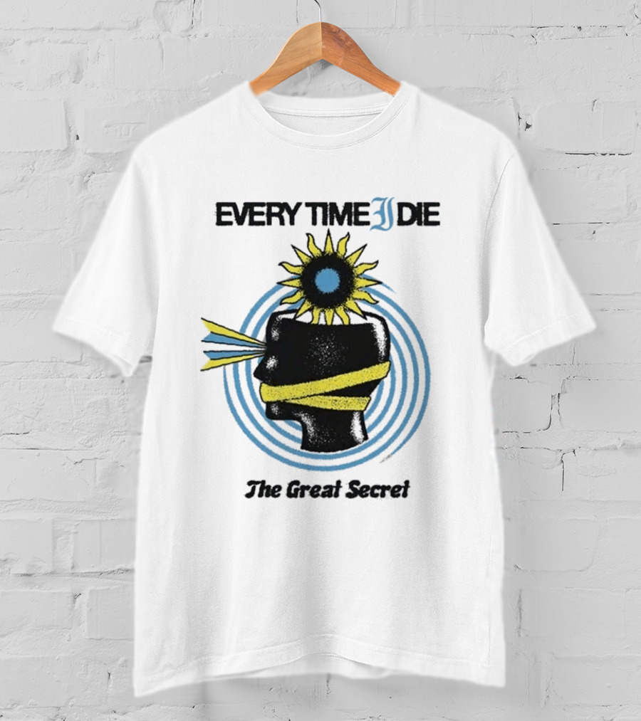 Every Time I Die The Great Secret Sunflower Head Exploding Concept T-Shirt