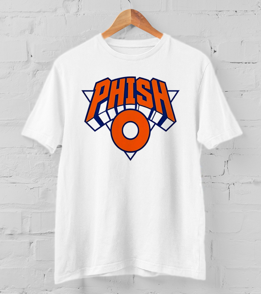 Phish New York Knicks NBA Basketball Triangle Circle T-Shirt