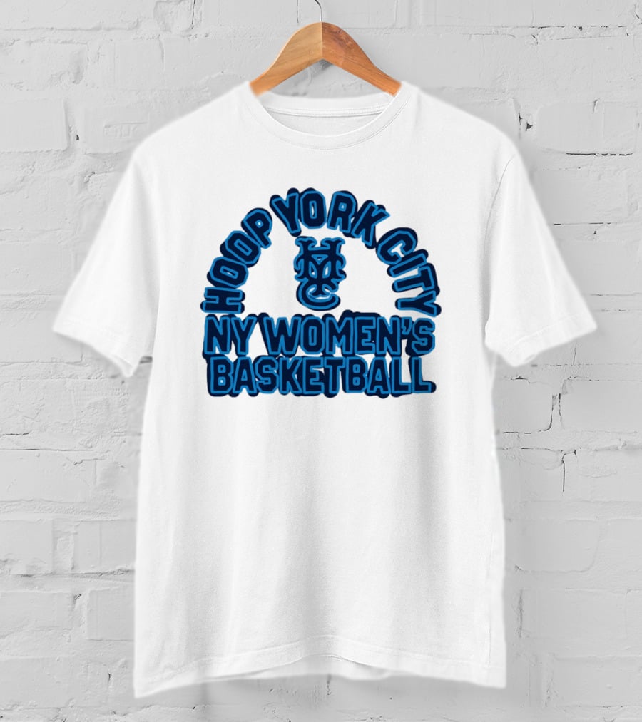 Hoop York City NY Women's Basketball New York Knickerbockers Basketball T-Shirt