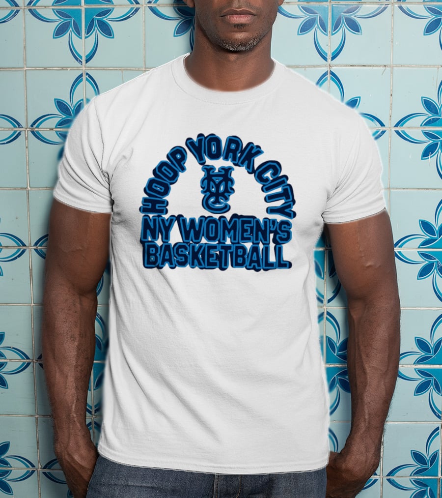 Hoop York City NY Women's Basketball New York Knickerbockers Basketball T-Shirt