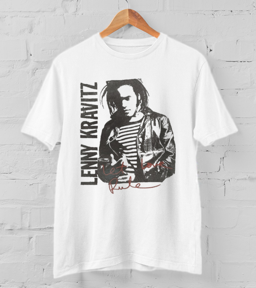 Lenny Kravitz Let Love Rule High Contrast T-Shirt