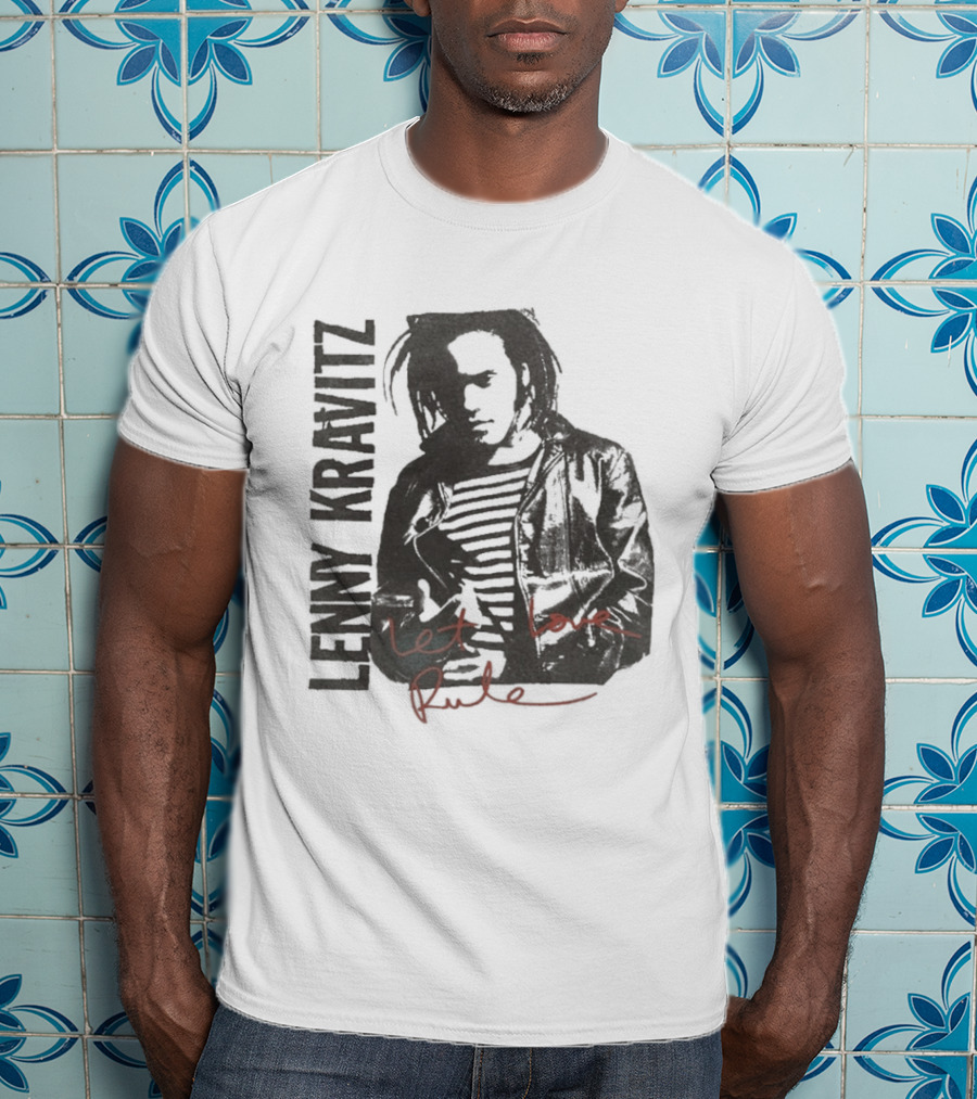 Lenny Kravitz Let Love Rule High Contrast T-Shirt
