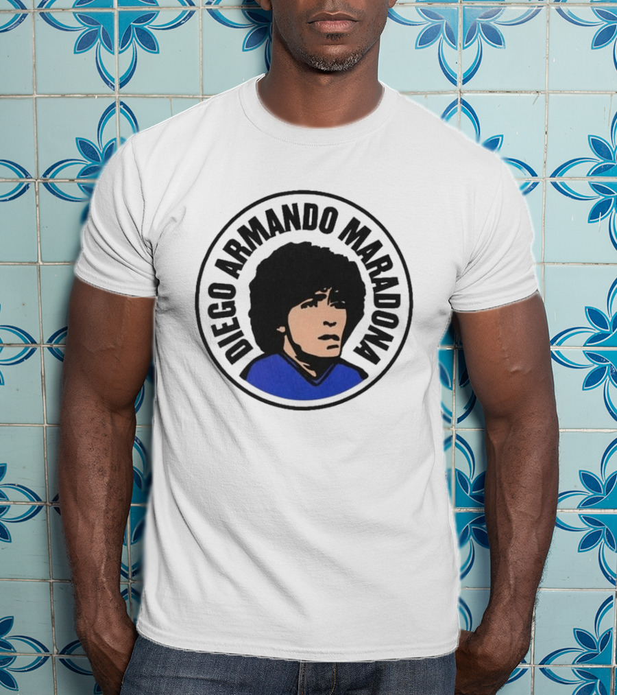Trickett England Diego Armando Maradona Iconic Player T-Shirt