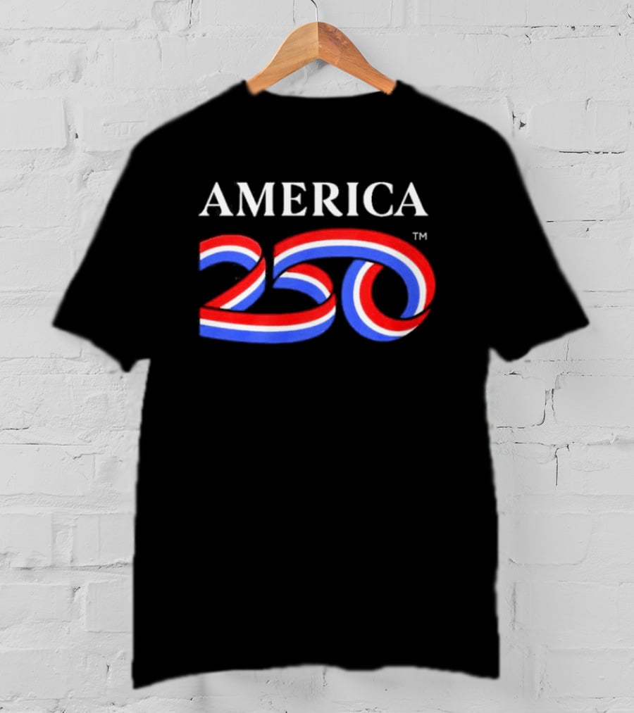 AMERICA 250 Patriotic Celebration Red White Blue T-Shirt