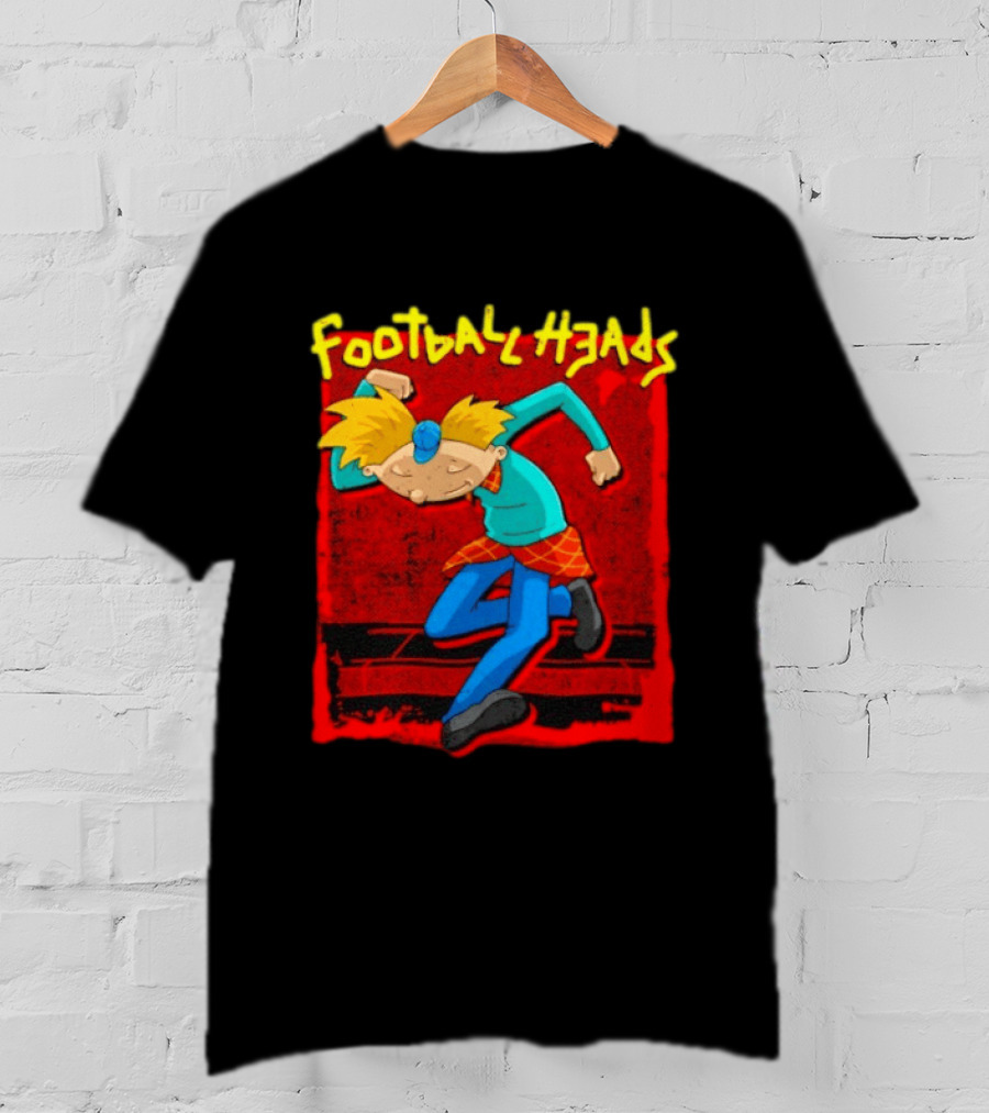 Hey Arnold Football Heads Nickelodeon Classic Cartoon T-Shirt