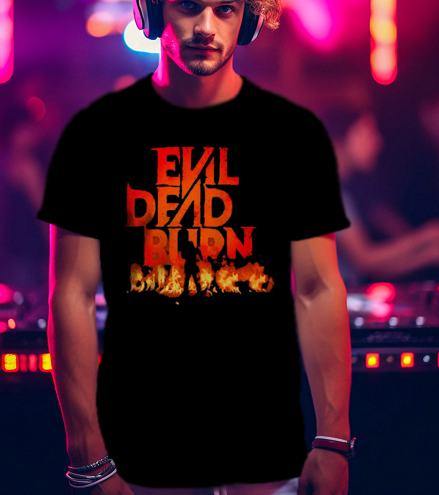 Evil Dead Burn Flaming T-Shirt