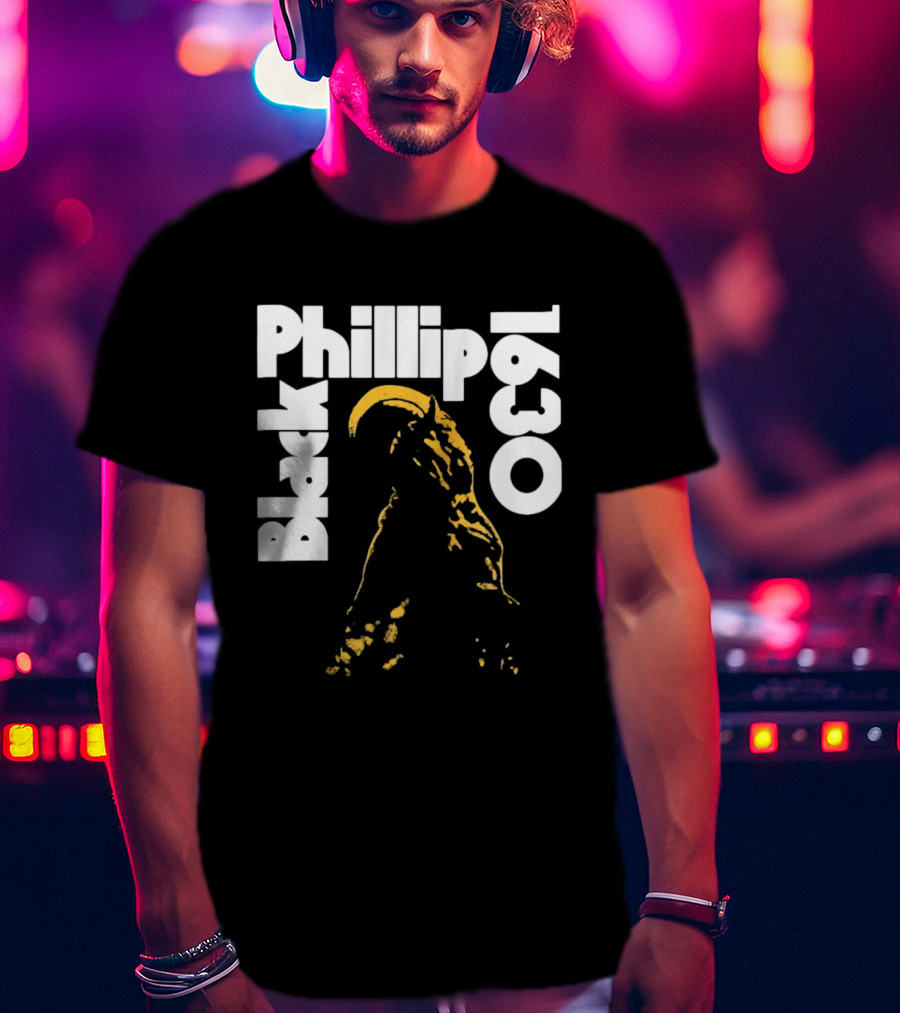 Black Phillip 1630 The Witch A24 Horror Movie T-Shirt