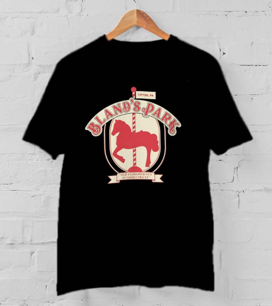 Bland's Park Tipton PA Old Fashioned Carousel Horse Family Prices Fun T-Shirt