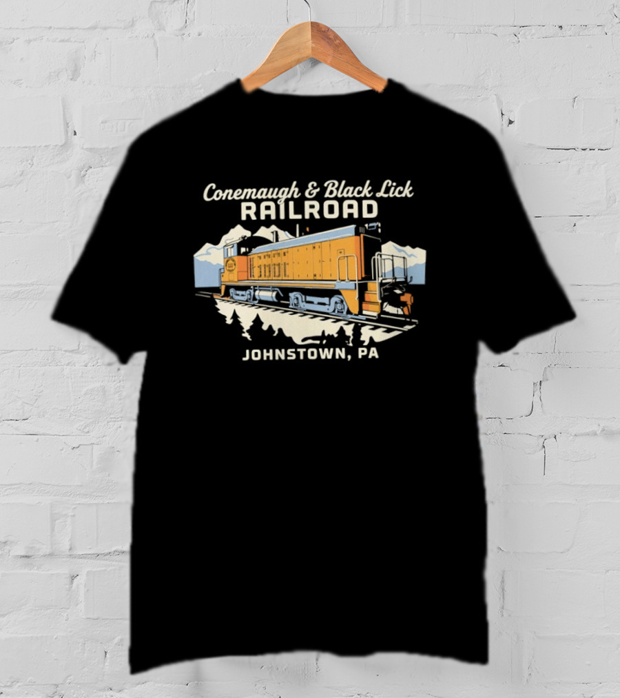 Conemaugh And Black Lick Railroad Locomotive Johnstown PA T-Shirt