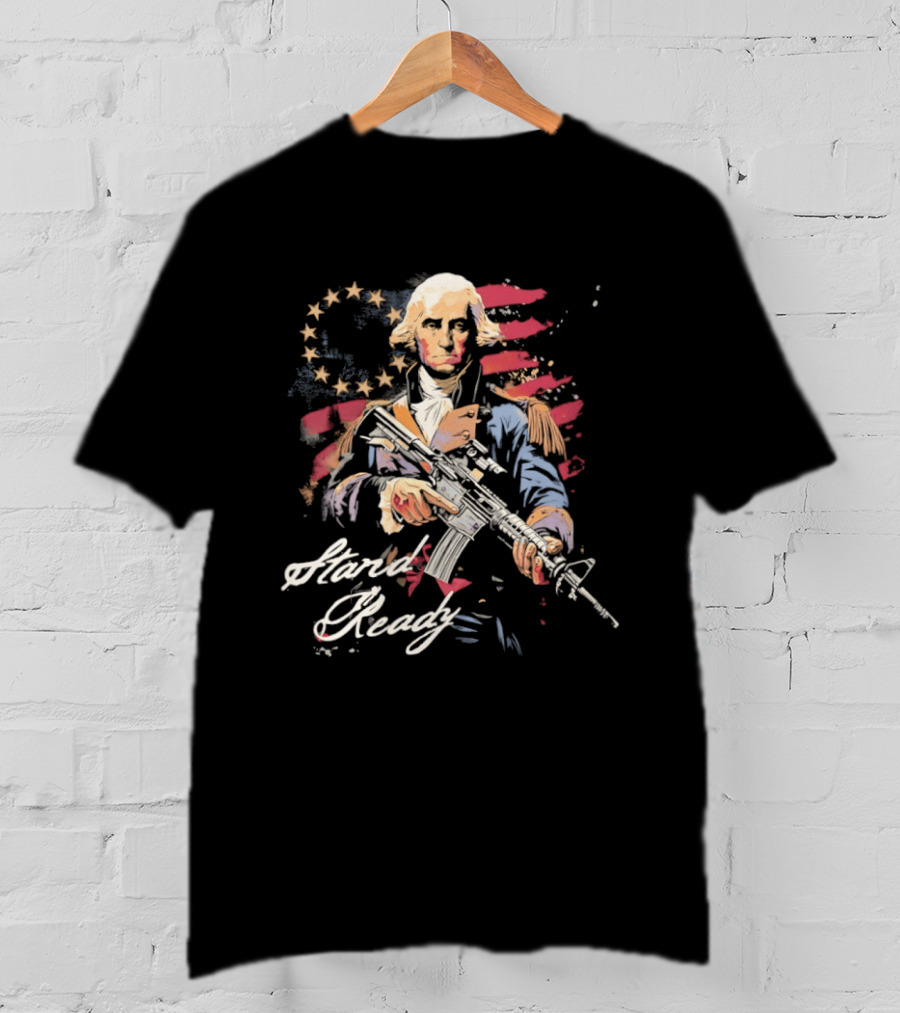 George Washington Star Spangled Hard Ready July 2026 T-Shirt