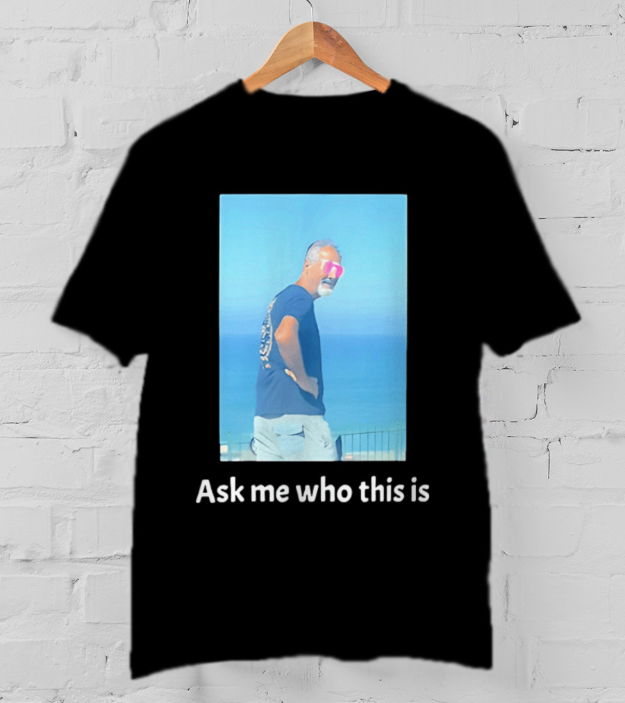 Ask Me Who This Is Hideo Kojima Scenic Beach T-Shirt