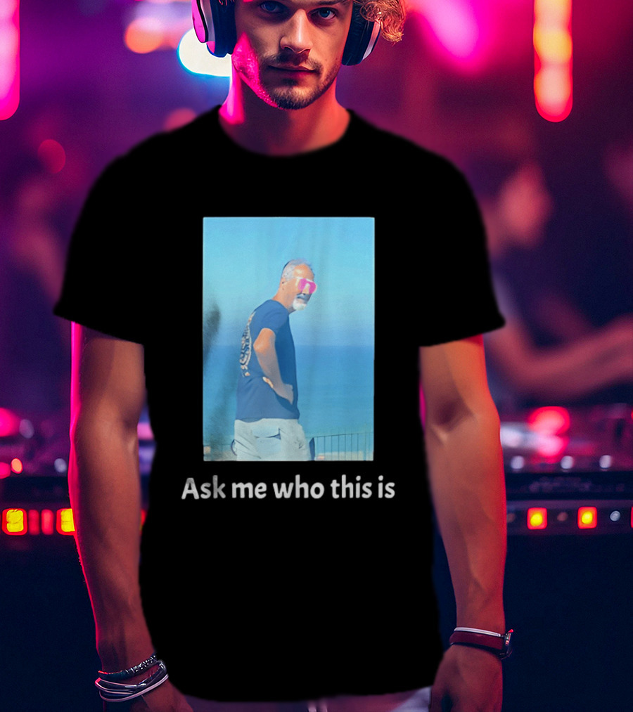 Ask Me Who This Is Hideo Kojima Scenic Beach T-Shirt