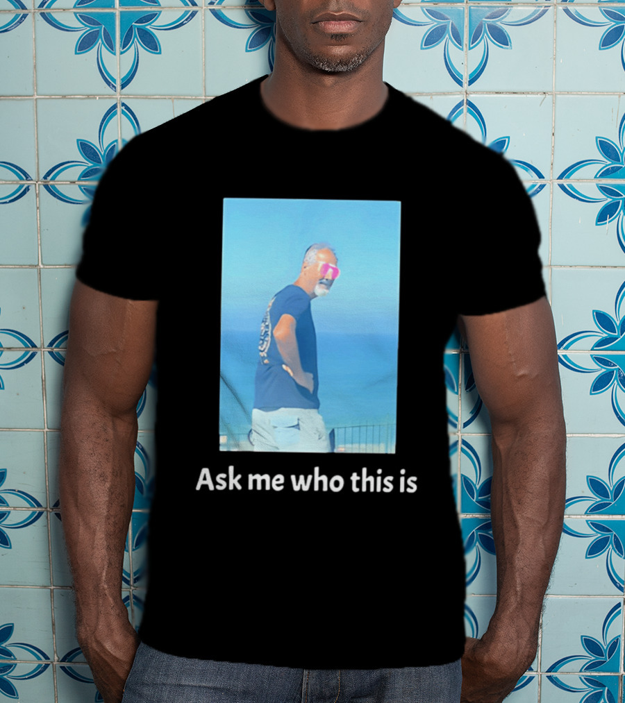 Ask Me Who This Is Hideo Kojima Scenic Beach T-Shirt