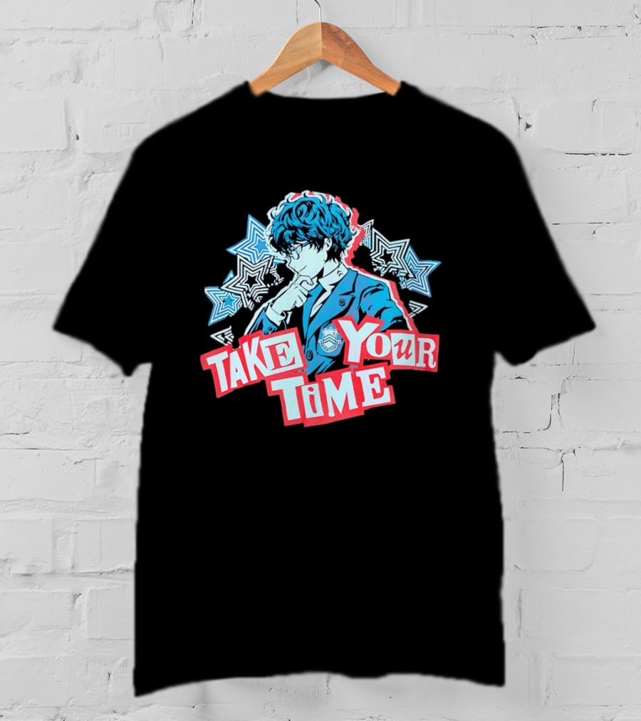 Persona 5 Joker Take Your Time Stars T-Shirt
