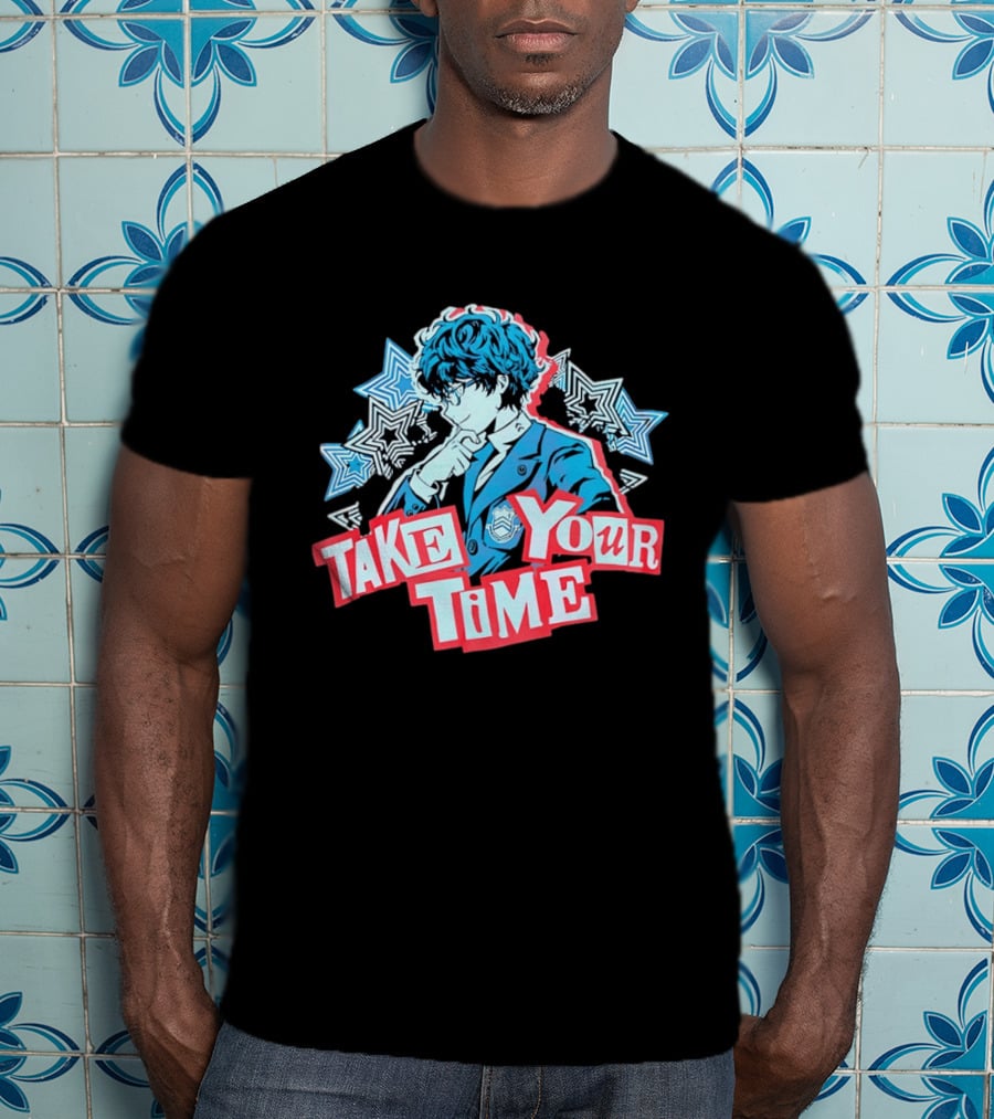 Persona 5 Joker Take Your Time Stars T-Shirt