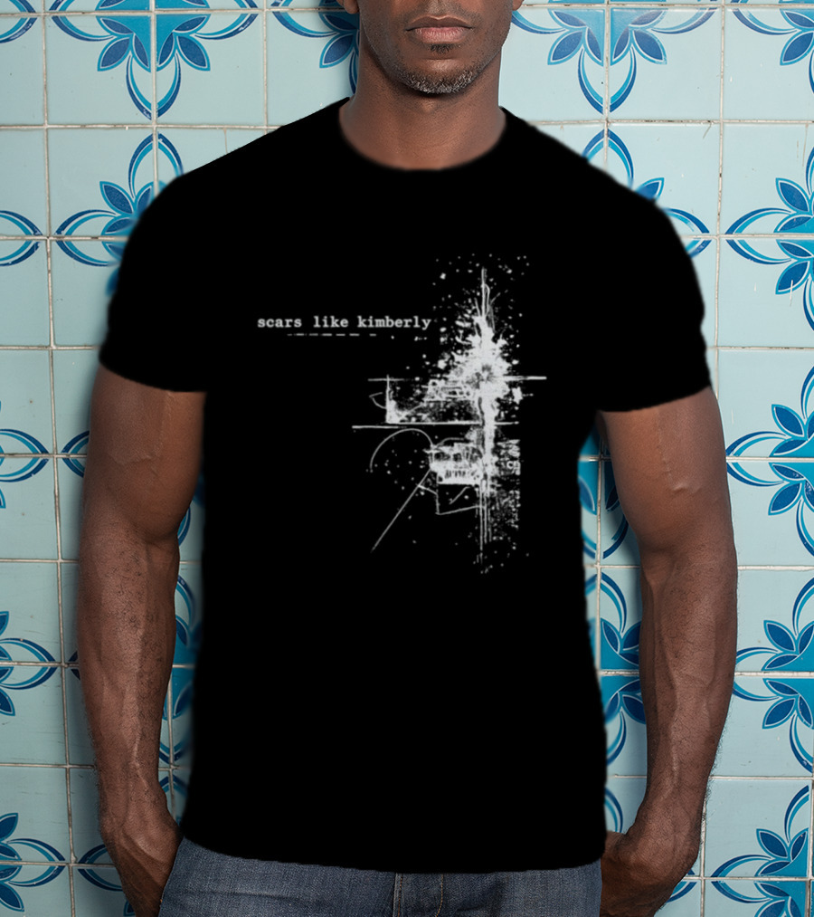 Scars Like Kimberly USA Tour 2026 Abstract White T-Shirt